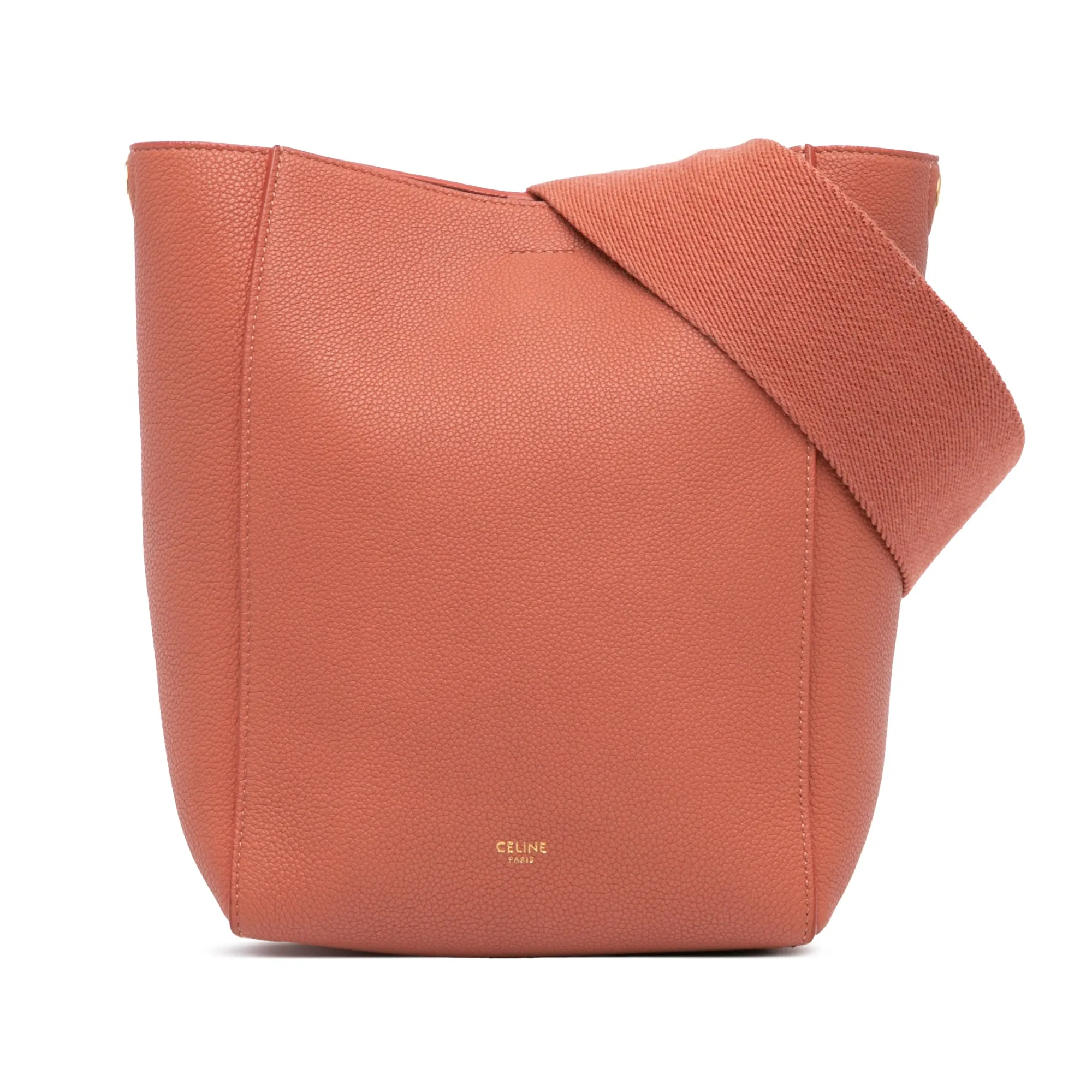 Small Leather Seau Sangle