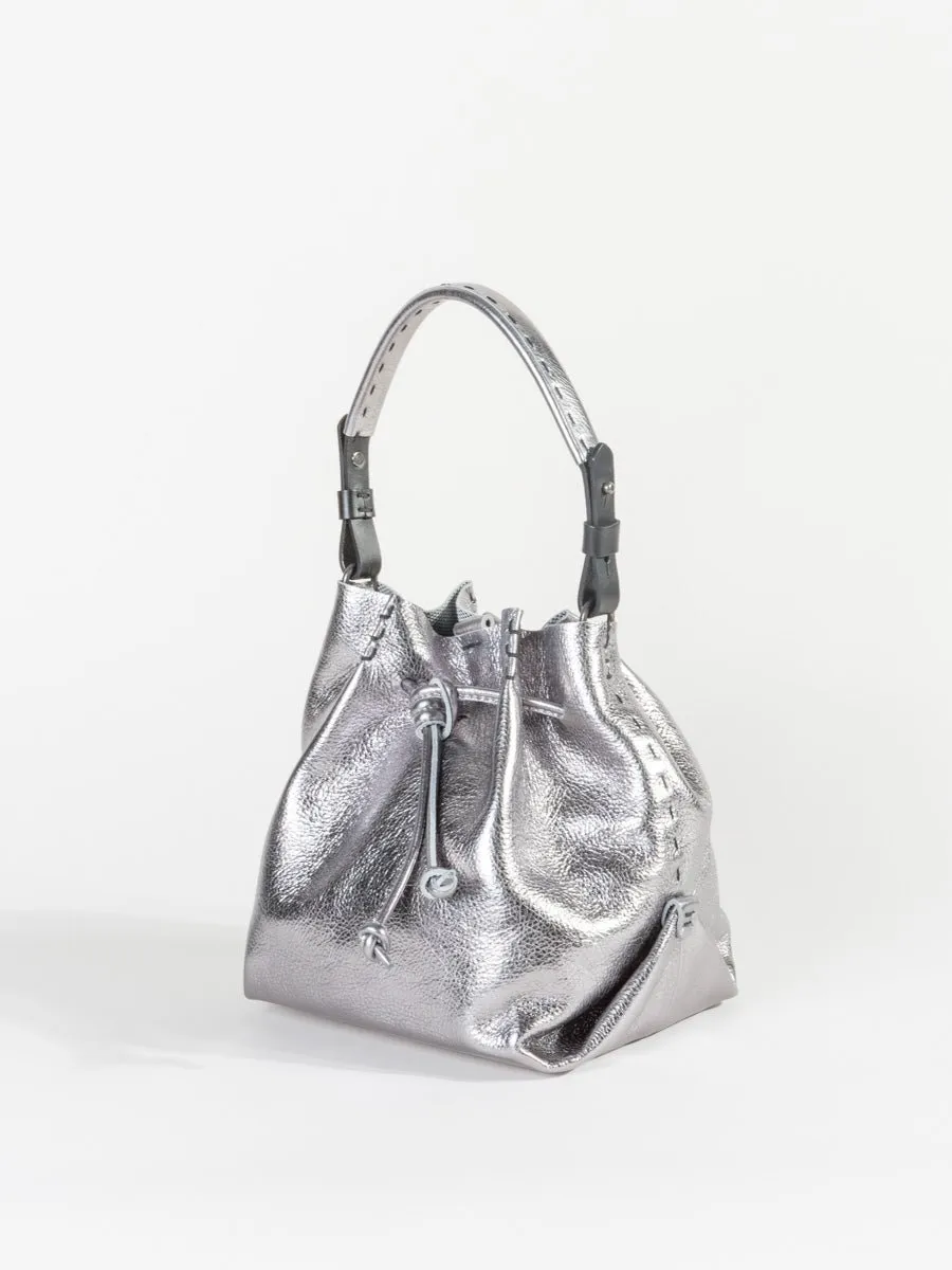 small magnolia bag - metal brina