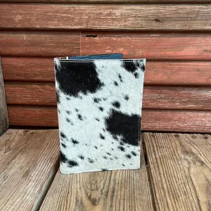 Small Notepad Cover - Black & White w/ No Embossed