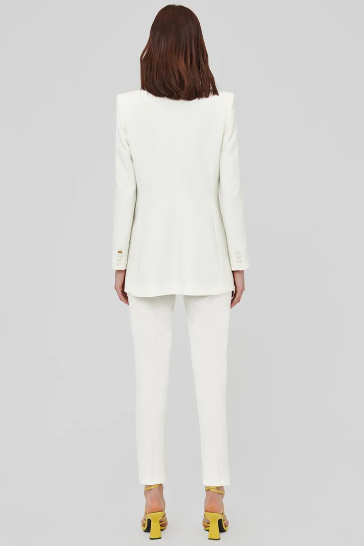 Smoking Suit in Creme by Hebe Studio - RENTAL