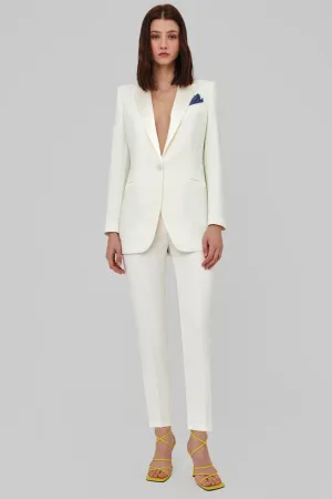 Smoking Suit in Creme by Hebe Studio - RENTAL