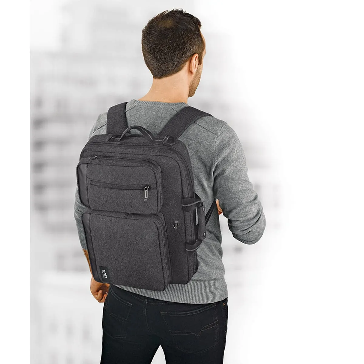 Solo Downtown Duane Hybrid Briefcase