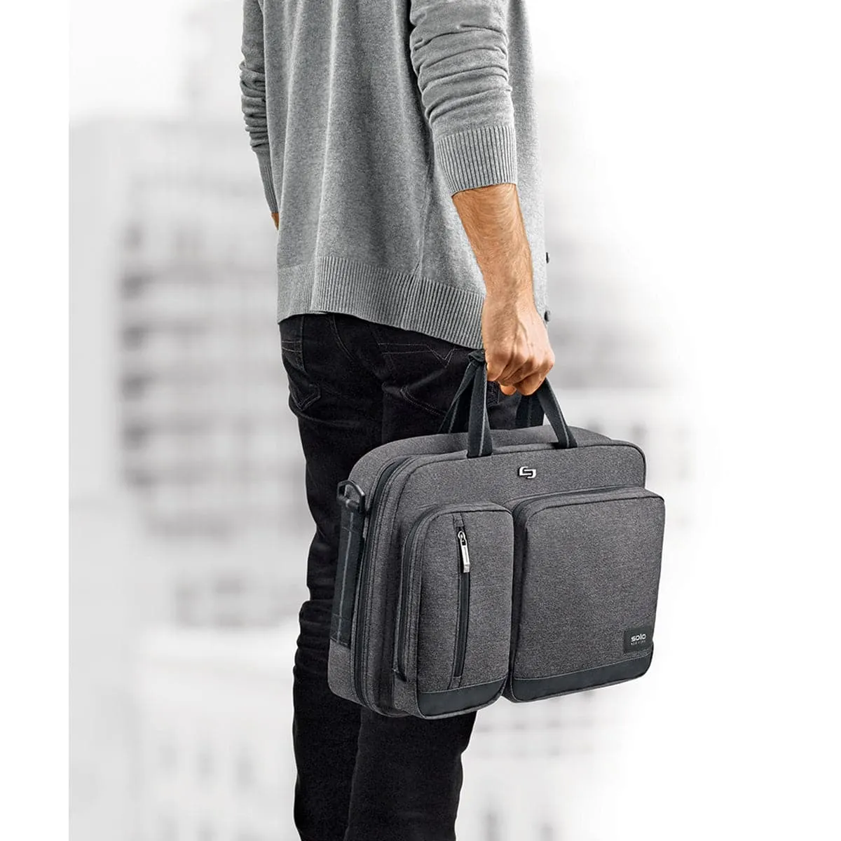 Solo Downtown Duane Hybrid Briefcase
