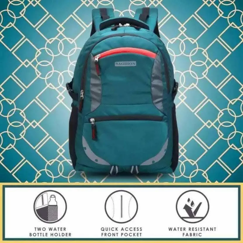 Spacy Unisex Laptop Backpack | 35L | Blue | Rain Cover