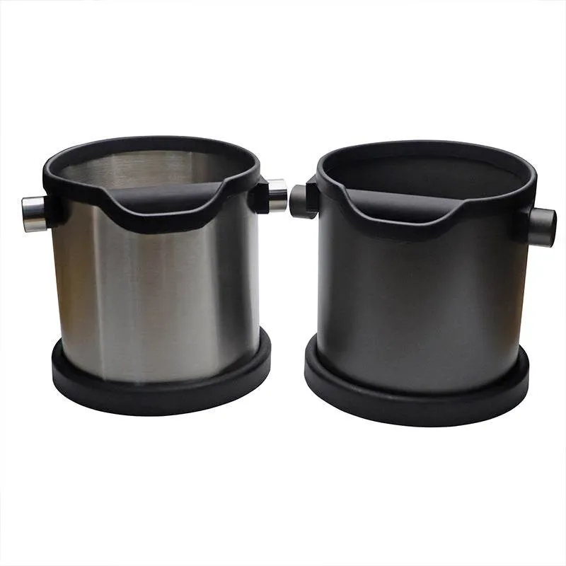 Stainless steel coffee grounds bucket