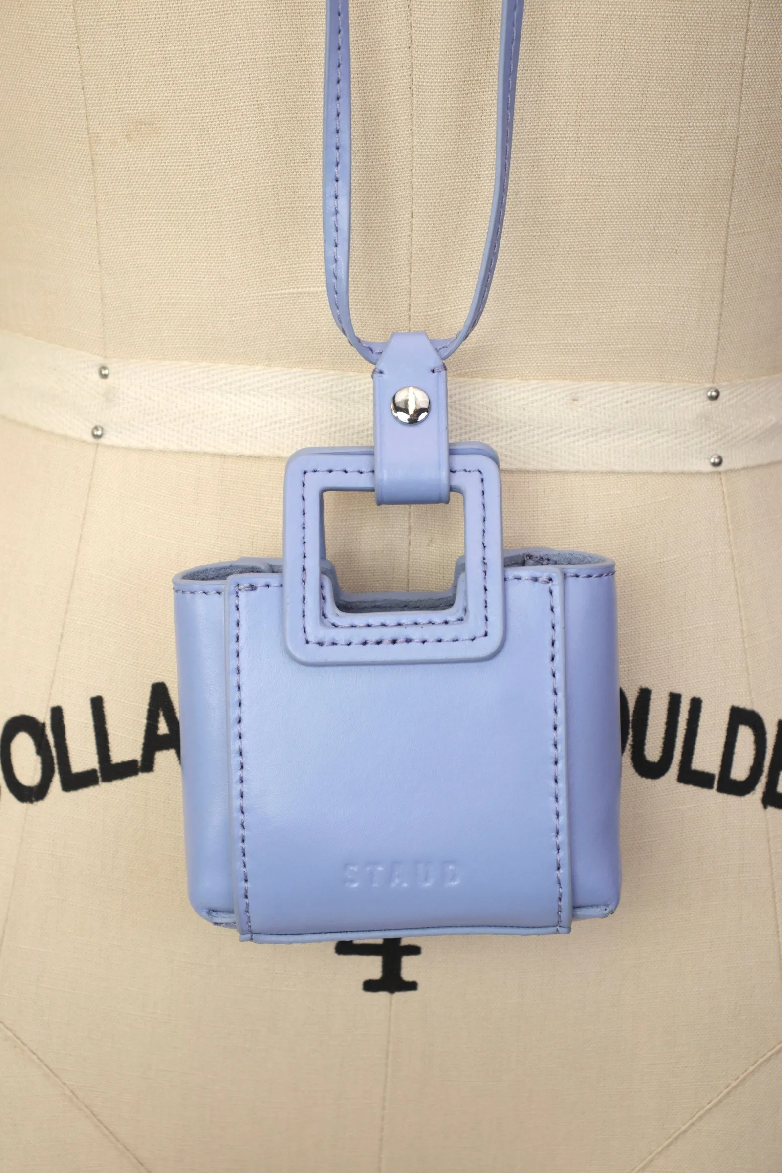 Staud 'Shirley' Micro Bag Necklace