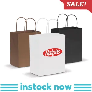 Stock Kraft Paper Carry Bag-Medium(SKP-06T)