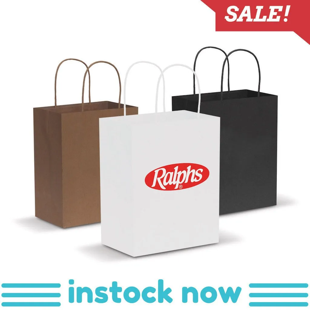 Stock Kraft Paper Carry Bag-Medium(SKP-06T)