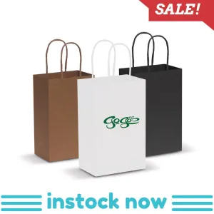 Stock Kraft Paper Carry Bag-Small(SKP-05T)