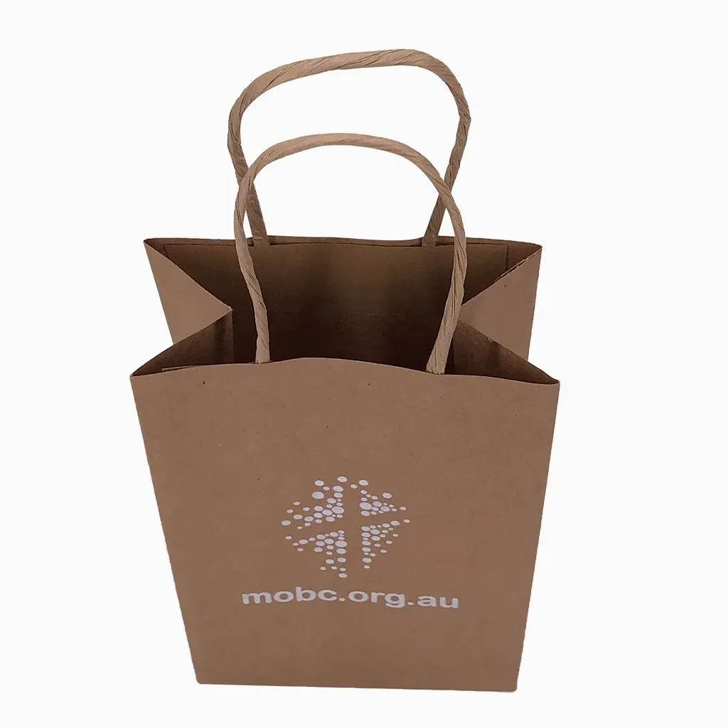 Stock Kraft Paper Carry Bag-Small(SKP-05T)