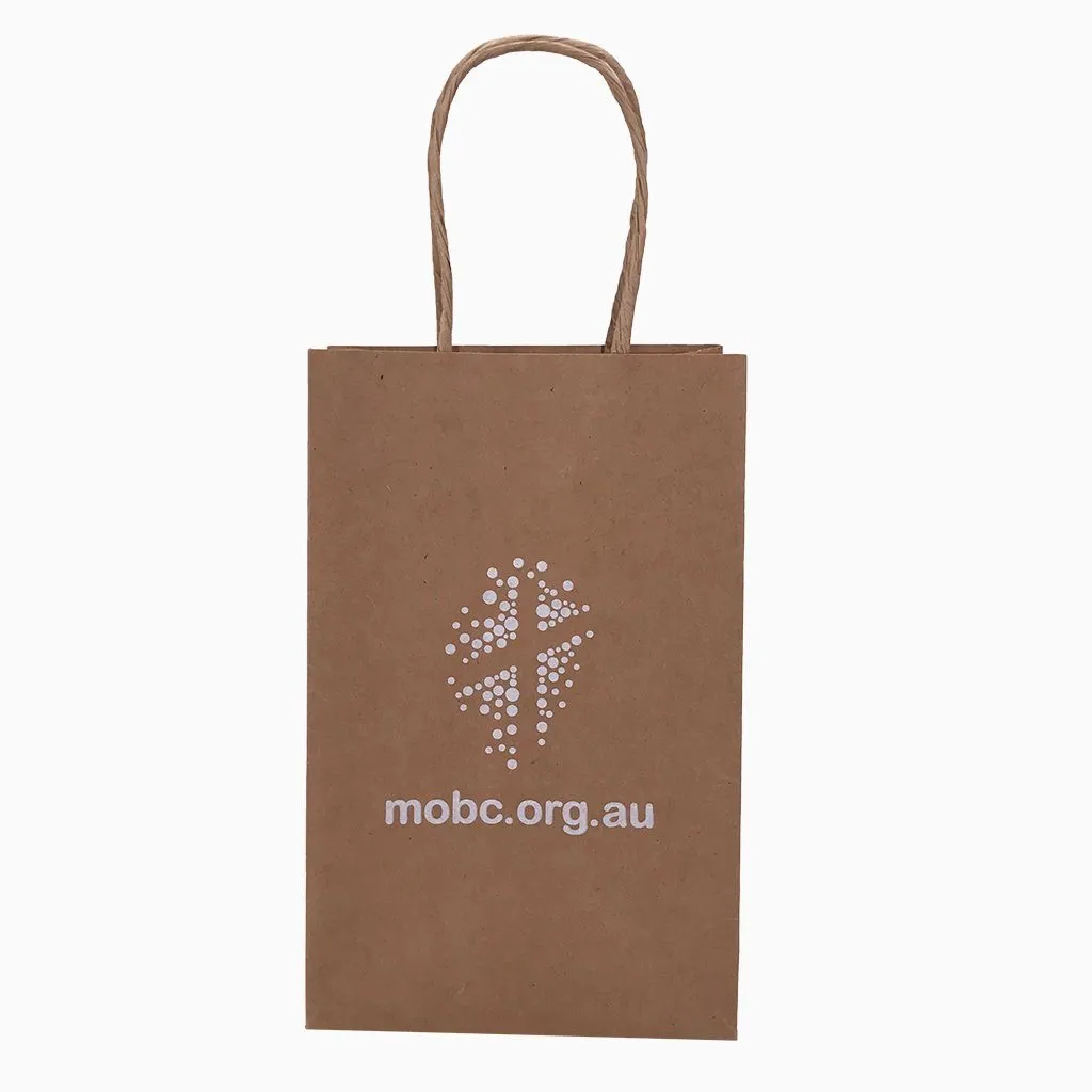 Stock Kraft Paper Carry Bag-Small(SKP-05T)
