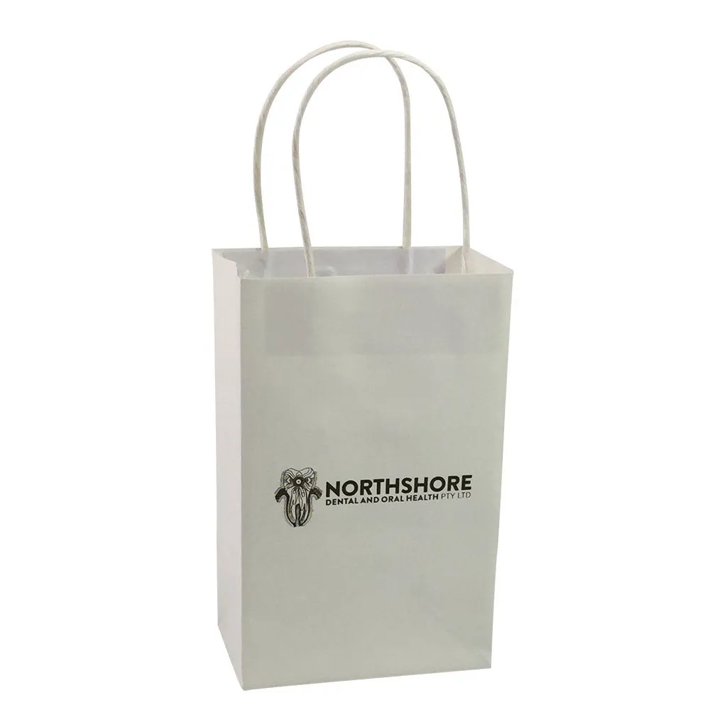 Stock Kraft Paper Carry Bag-Small(SKP-05T)