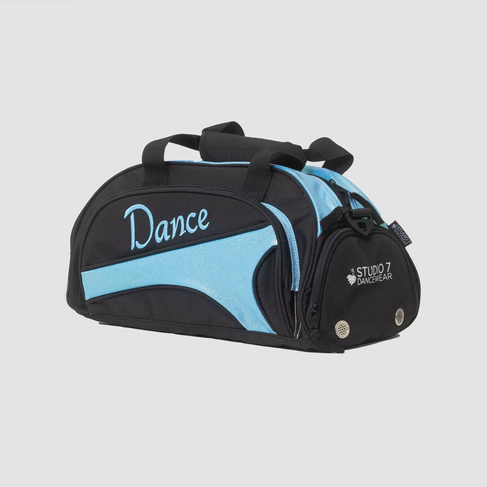 Studio 7 NEW Eco-Friendly Mini Duffel Bag - Black   Berry Glitter
