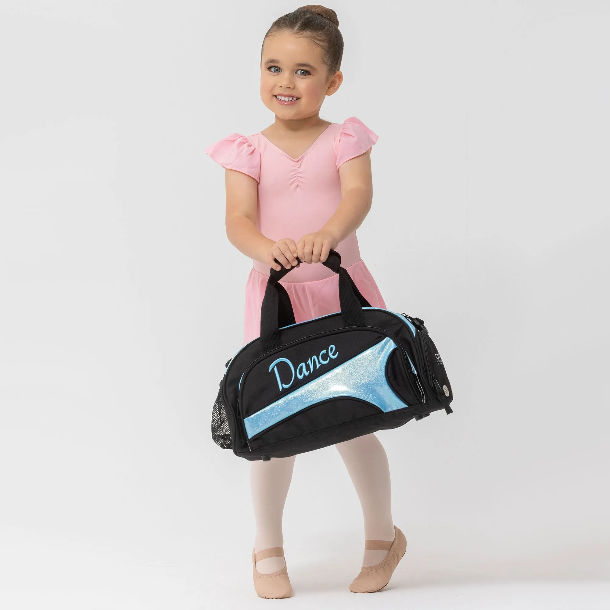Studio 7 NEW Eco-Friendly Mini Duffel Bag - Black   Berry Glitter
