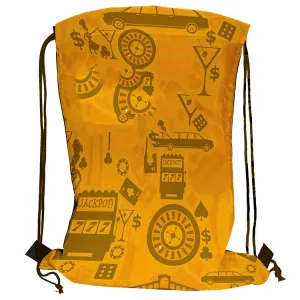 Sublimated Front Side Drawstring Pak