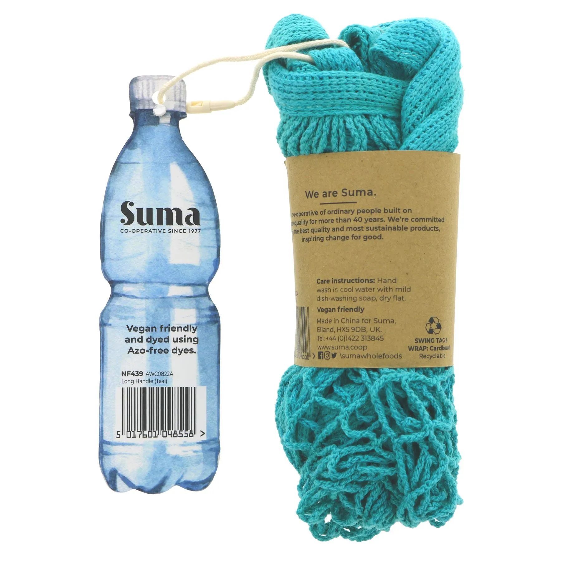 Suma | String Bag-Lg Handles-Teal | bag