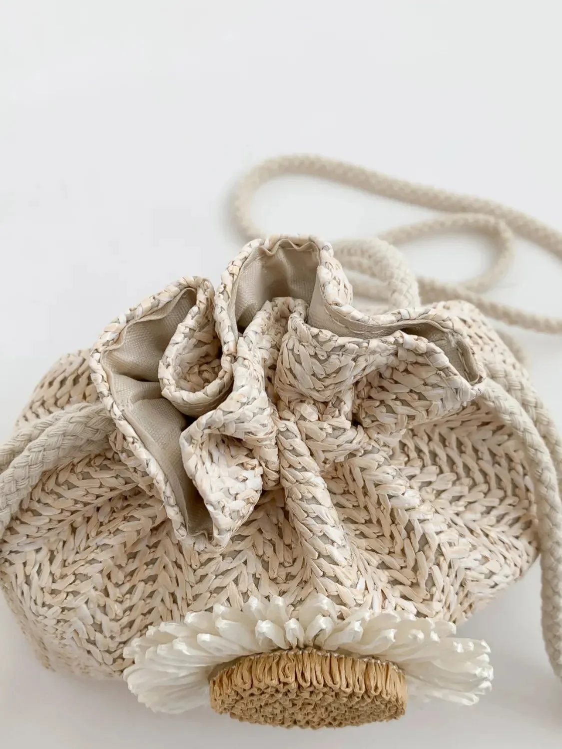 Sunflower Drawstring Bucket Bag