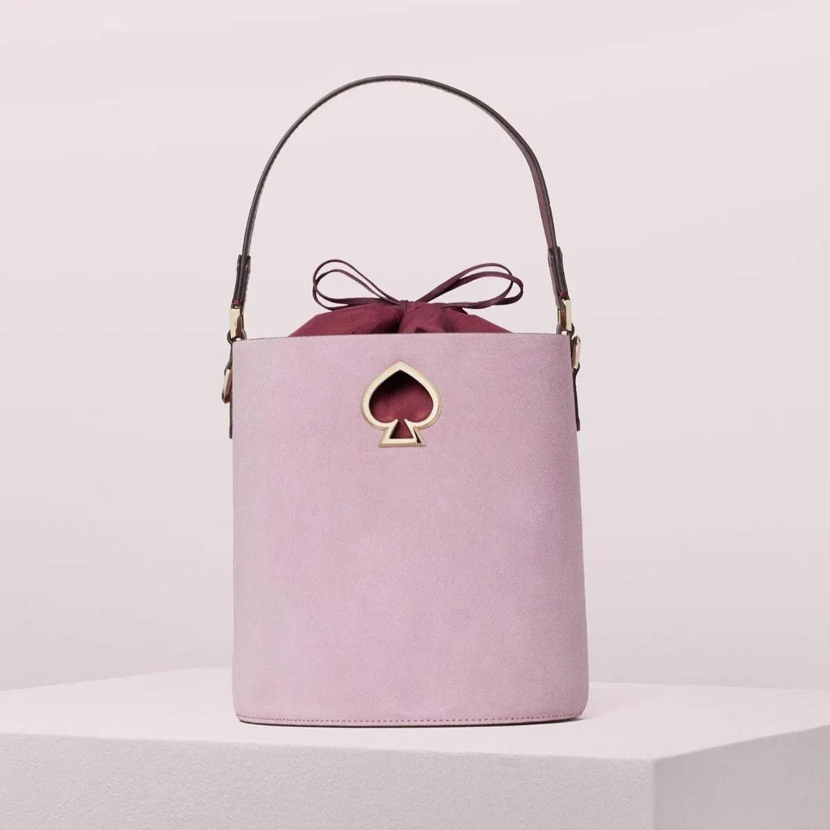Suzy Suede Small Sweet Pea Bucket Bag