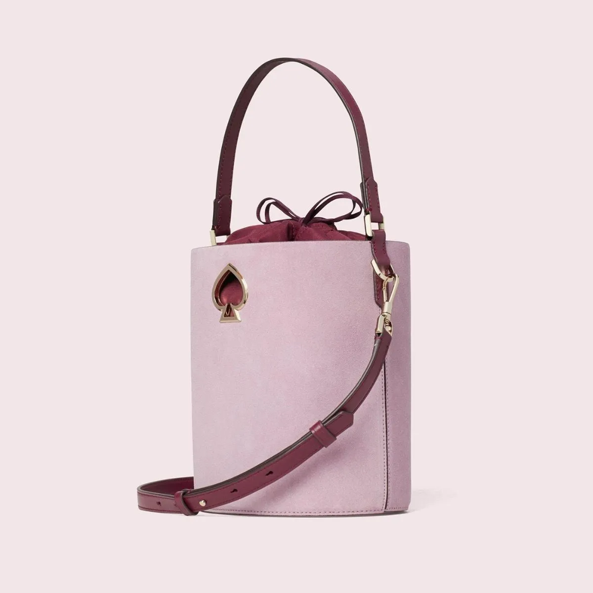 Suzy Suede Small Sweet Pea Bucket Bag