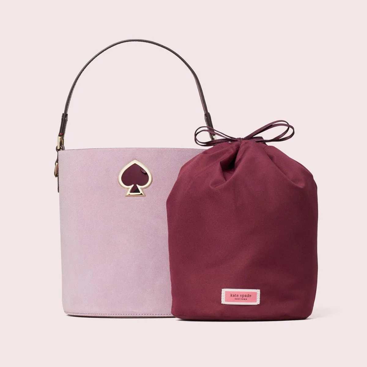 Suzy Suede Small Sweet Pea Bucket Bag
