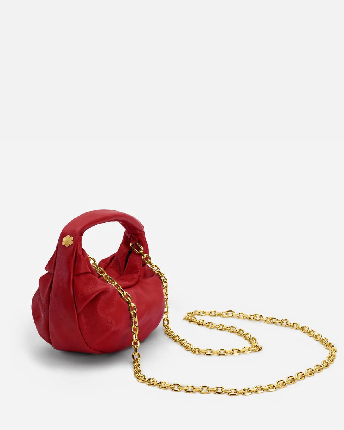 SWAN BAG MINI - UPCYCLED LEATHER