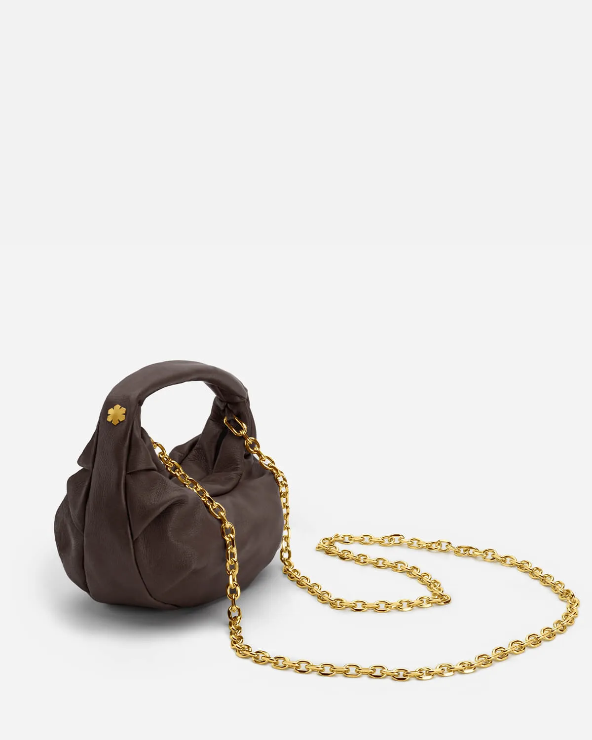 SWAN BAG MINI - UPCYCLED LEATHER