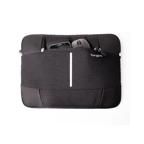 Targus Bex II Laptop Sleeve 12.1 inch - Black with Black Trim