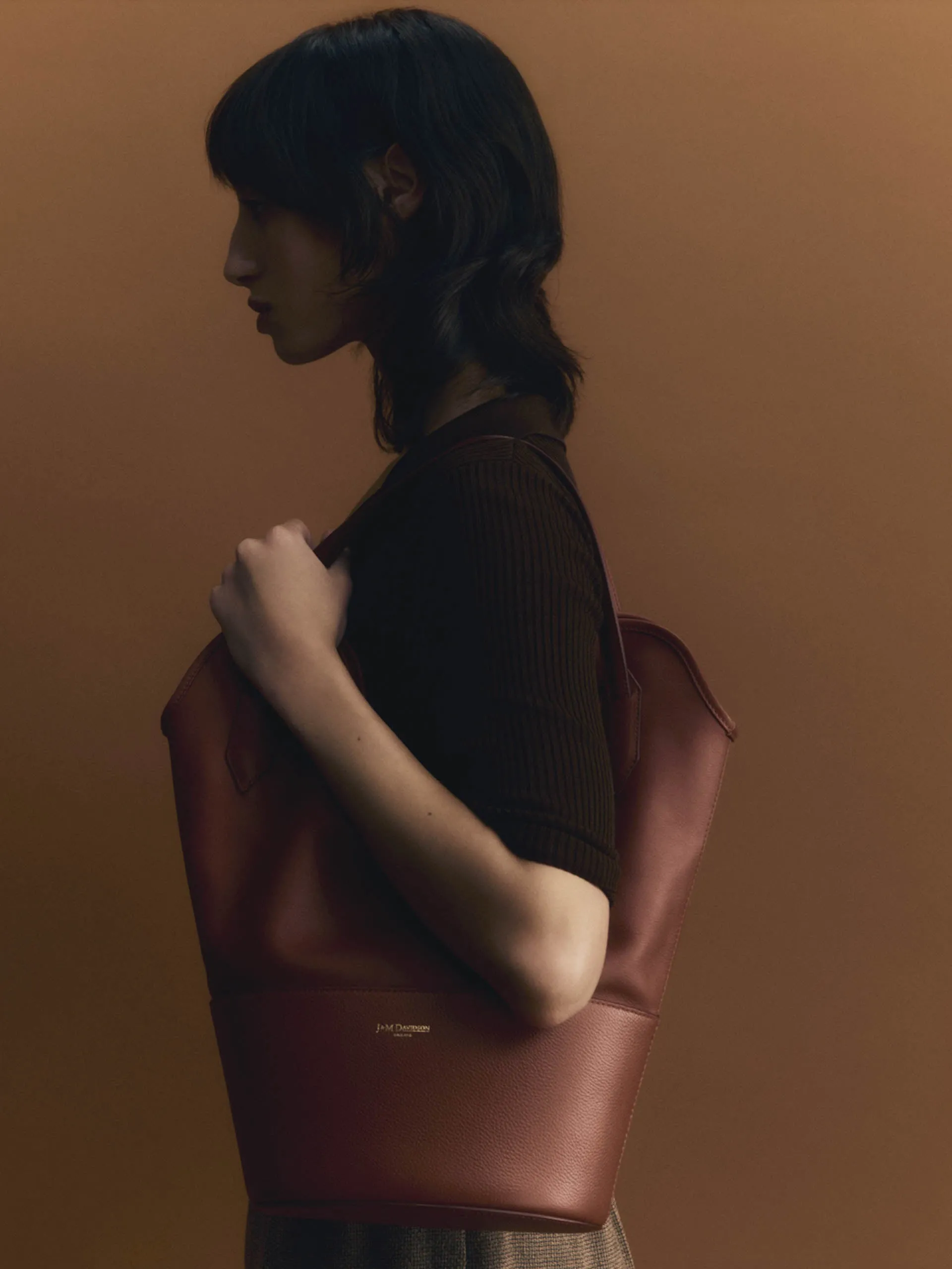Terracotta Small Ray bucket bag