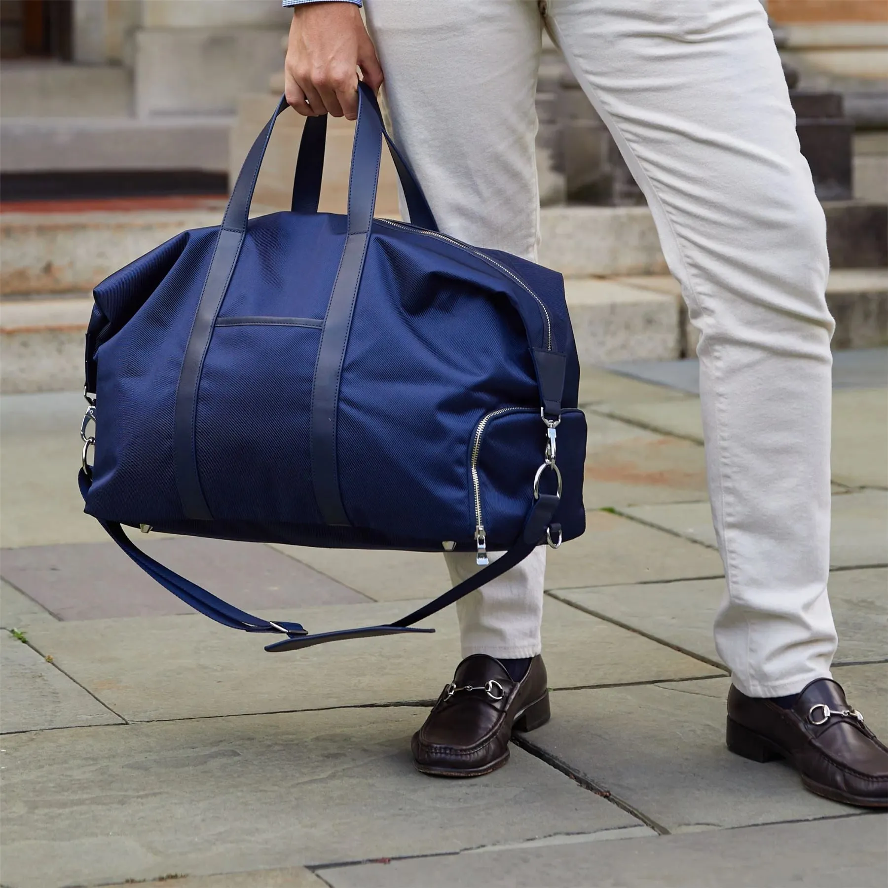 The Byers Duffel Bag Navy Ballistic
