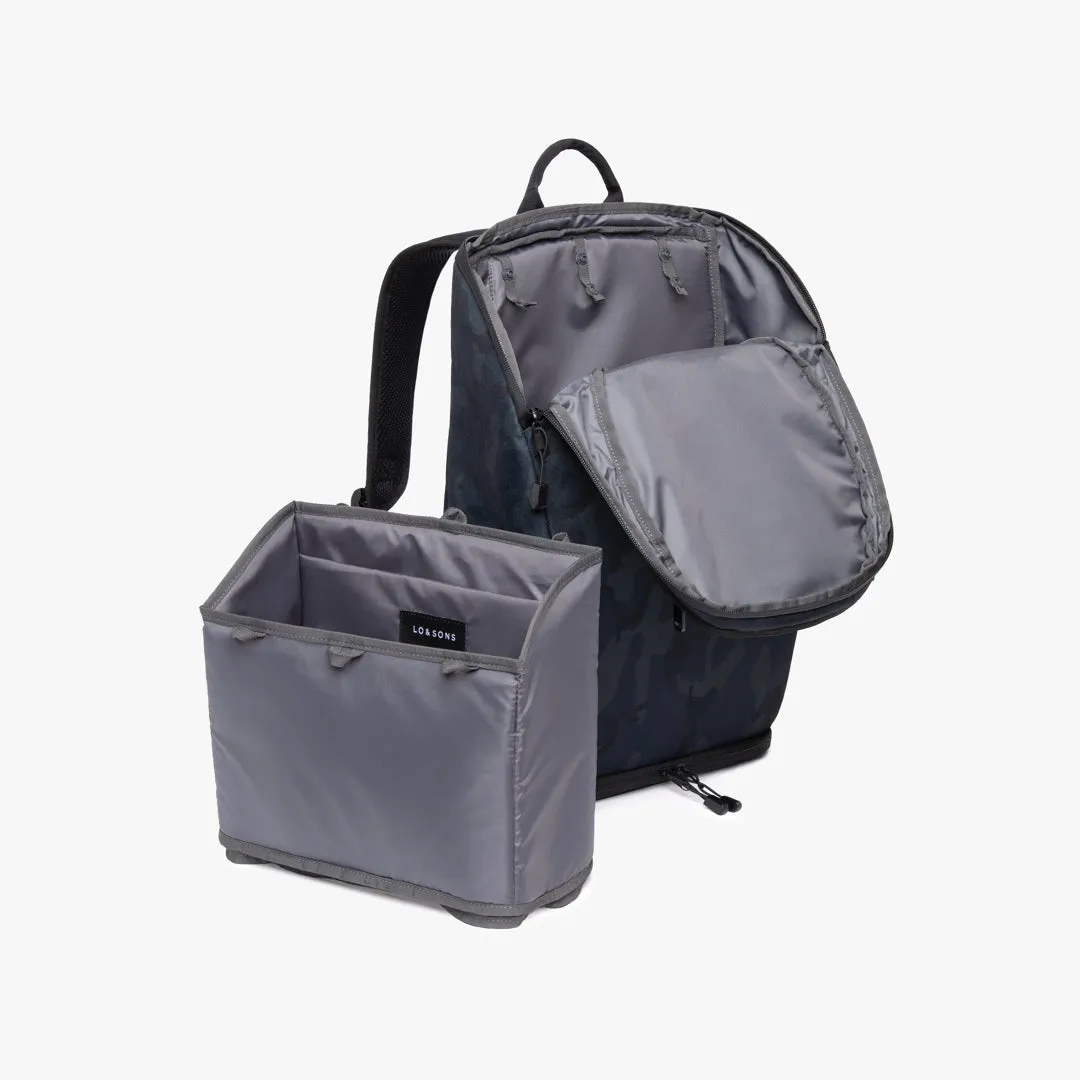 The Hakuba - 600D Recycled Poly - Navy Camo / Black / Grey