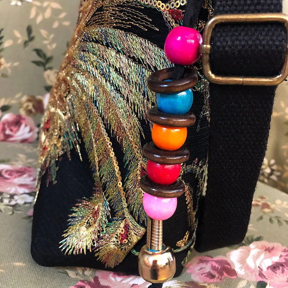 The Modernist Shiny Peacock Vintage Totes Bag