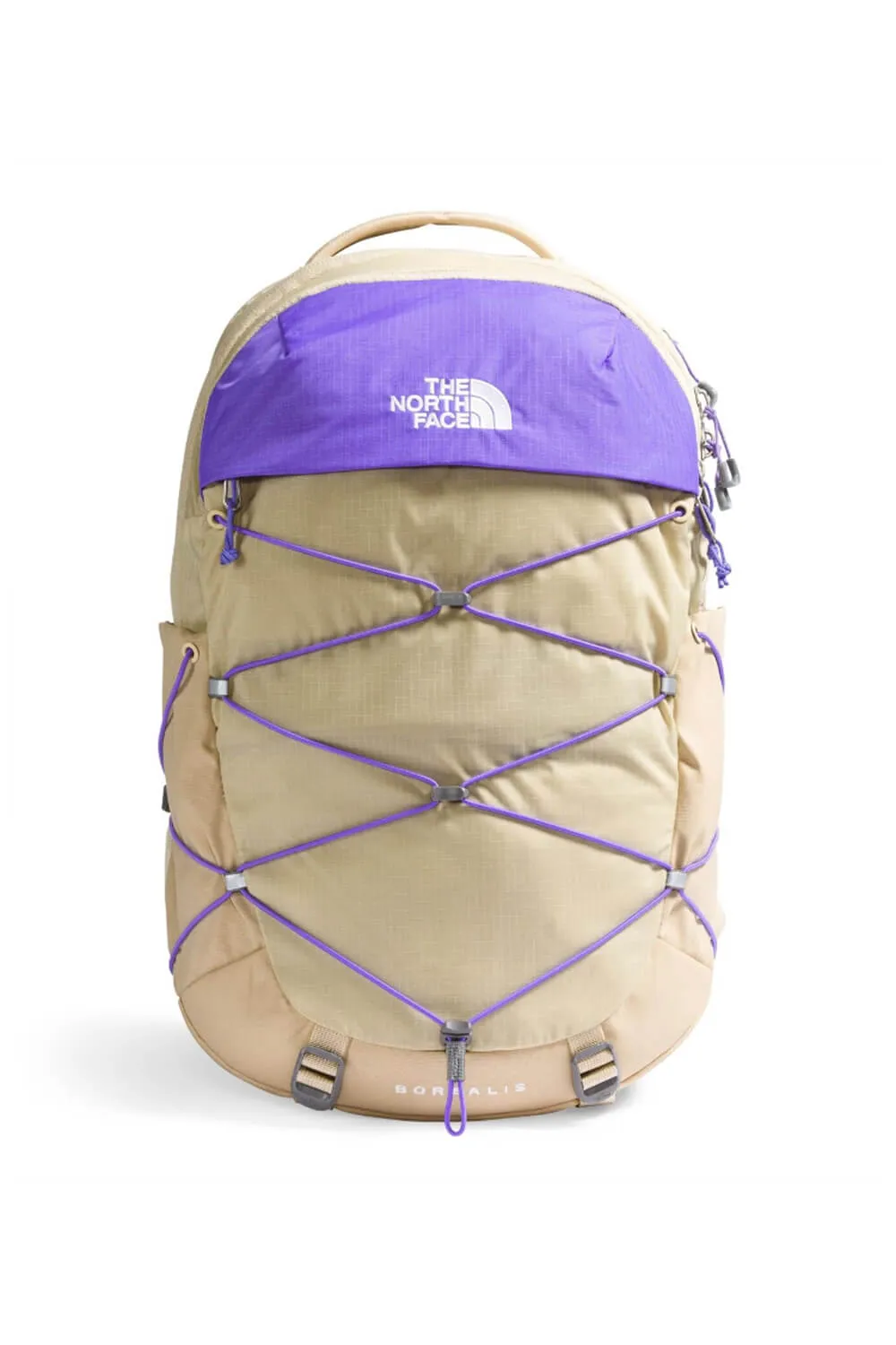 The North Face Borealis Backpack for Women in Gravel/Purple | NF0A52SI-YI8