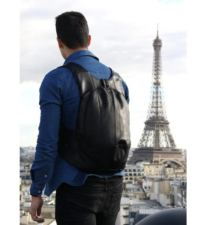 The Original Vegan Leather Backpack | Black