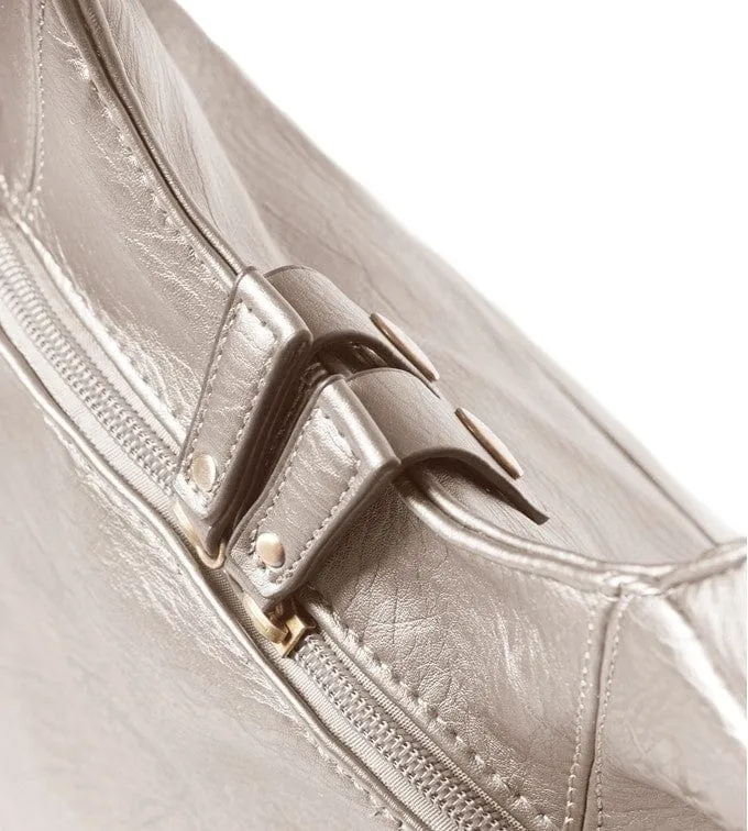 The Original Vegan Leather Backpack | Champagne