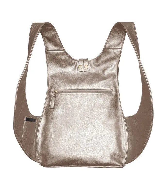 The Original Vegan Leather Backpack | Champagne