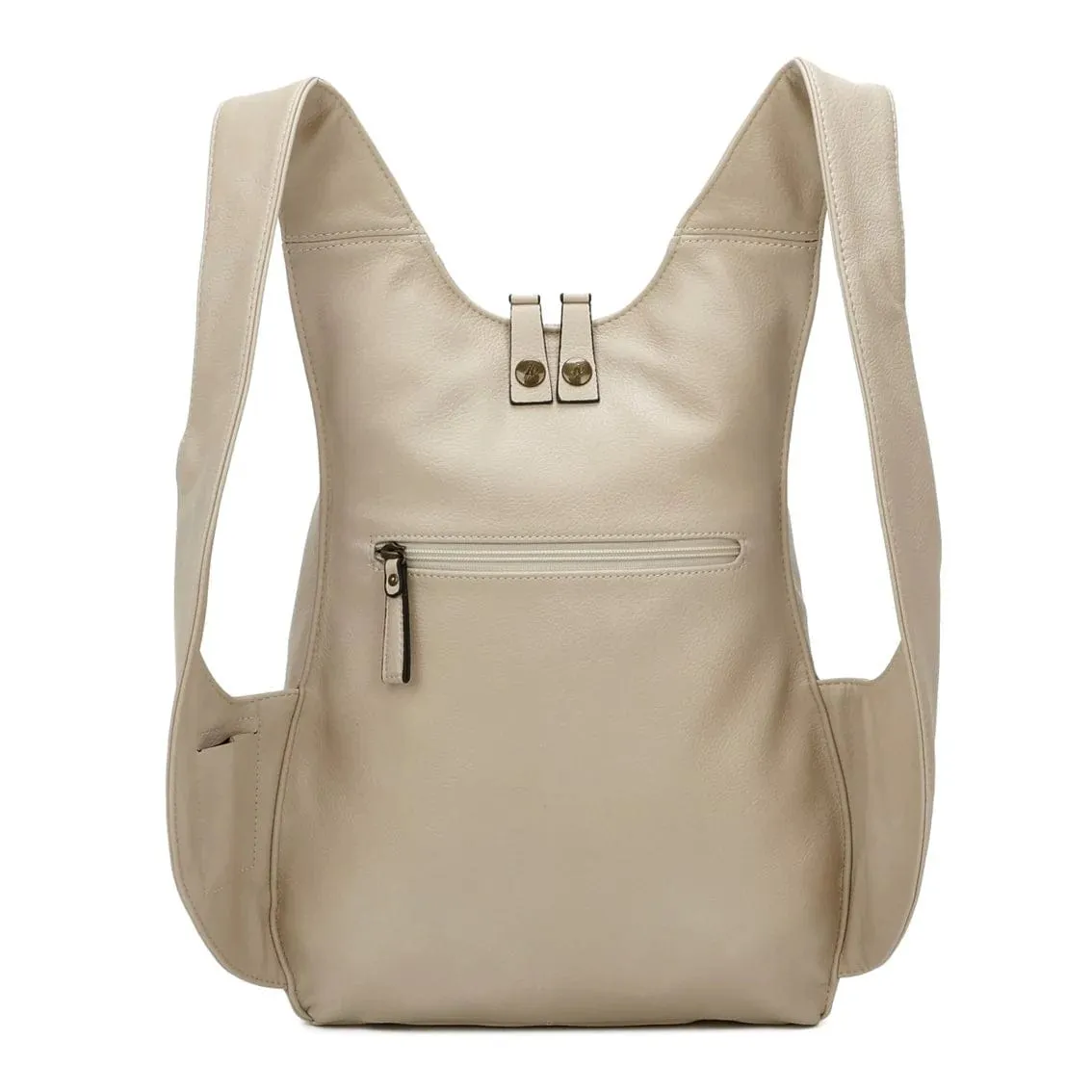 The Original Vegan Leather Backpack | Light Grey