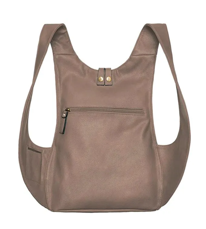 The Original Vegan Leather Backpack | Taupe