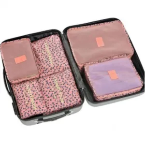 Three Elephants 6-Piece Luggage Organizer Set