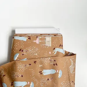 Tilda Fabrics : Windy Days - Windy Walk Camel
