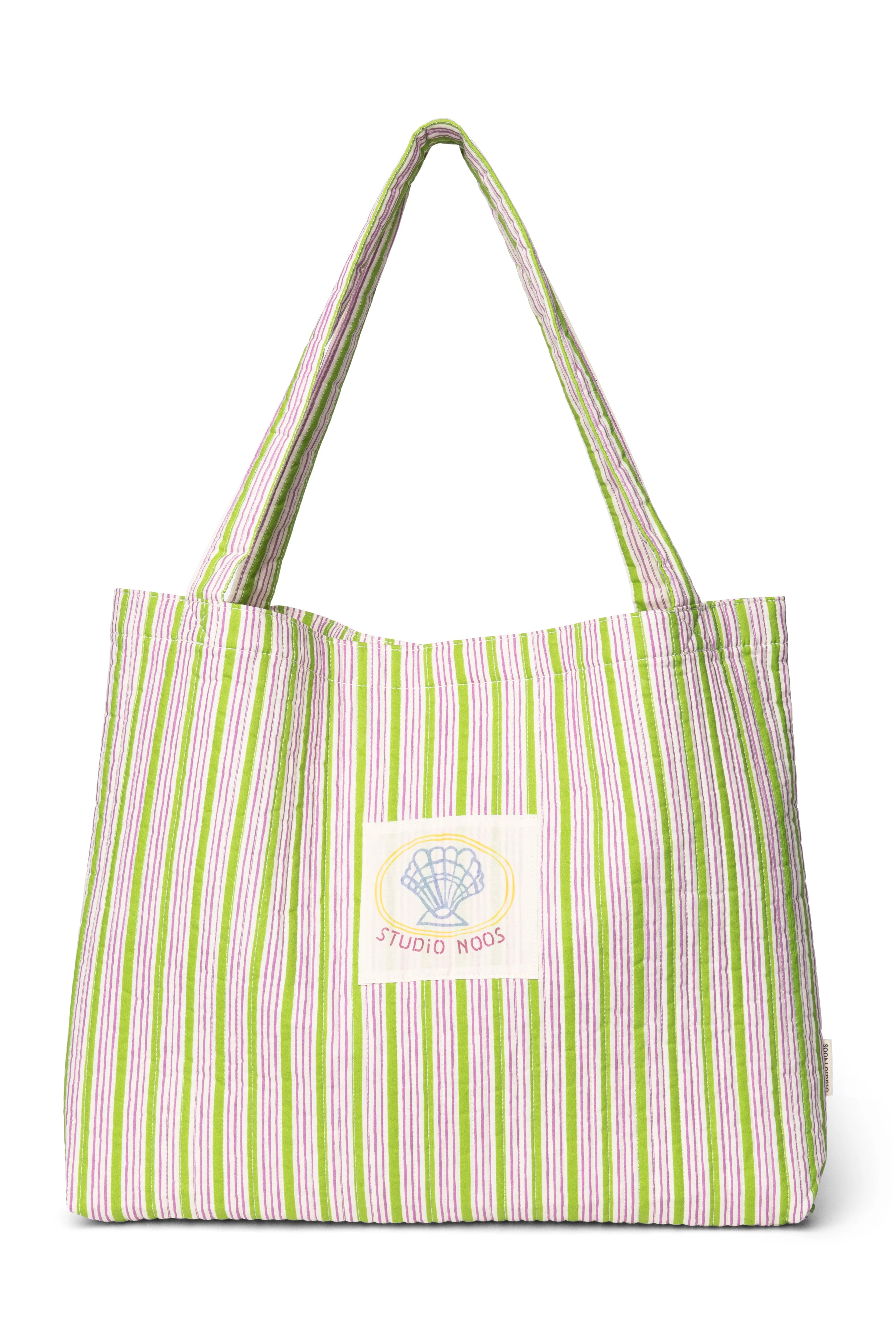 Titane Cotton Striped Mom Bag
