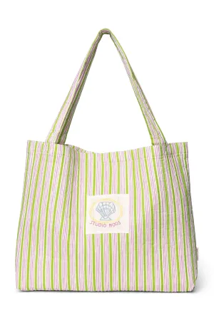 Titane Cotton Striped Mom Bag