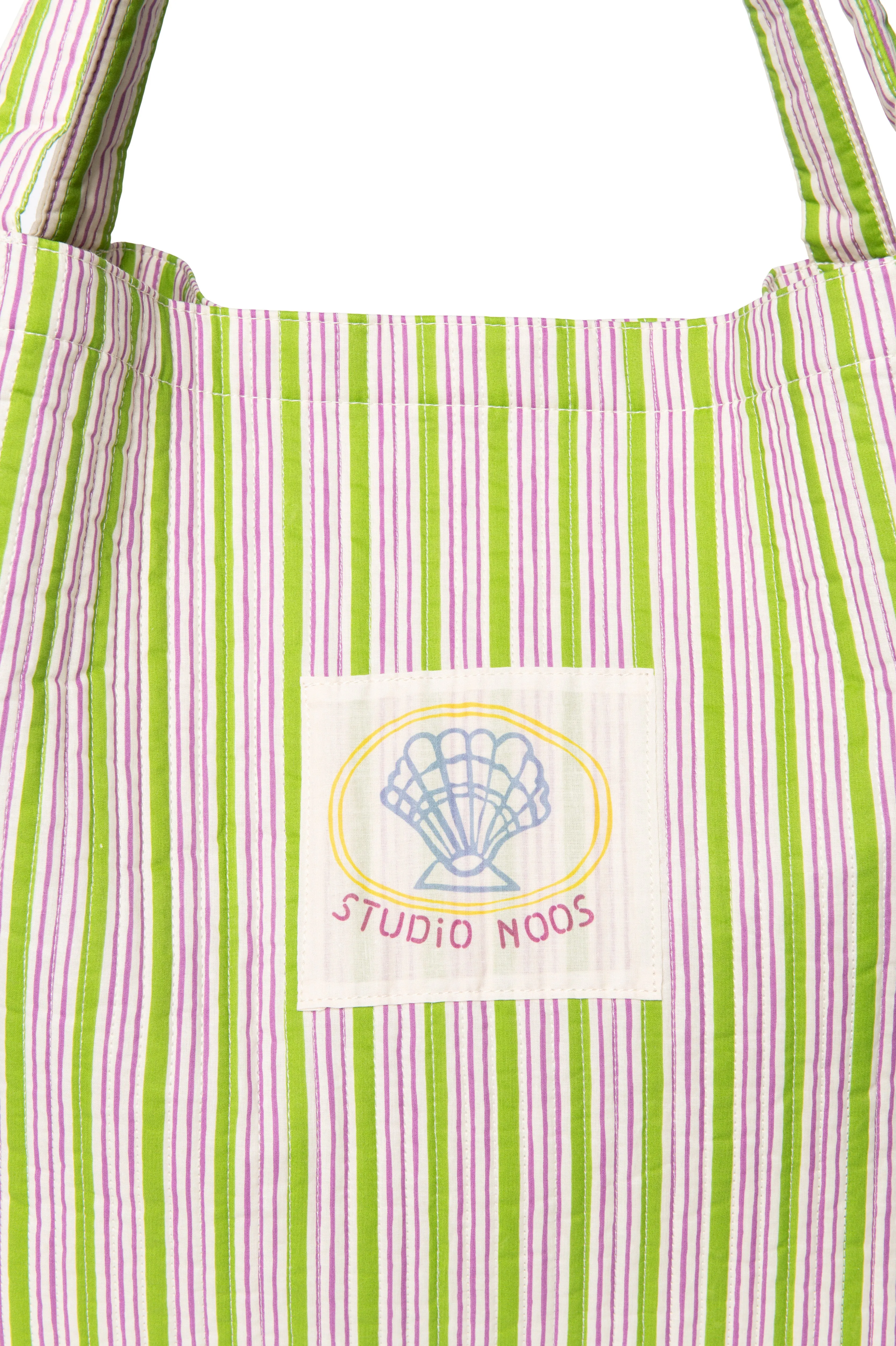Titane Cotton Striped Mom Bag