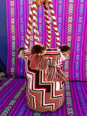Tribal Hand Woven Vegan Bucket Bag - Mereth