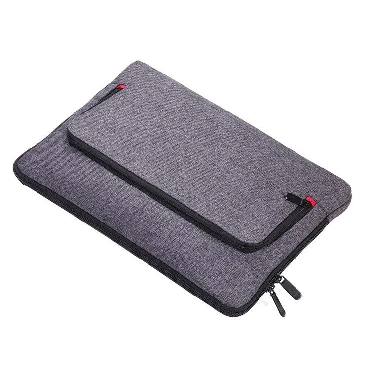 TROIKA Laptop Bag & Portfolio Document Bag for Tablet up to 13": Grey