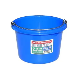 Tuff Stuff small round bucket 5 qts (Blue)