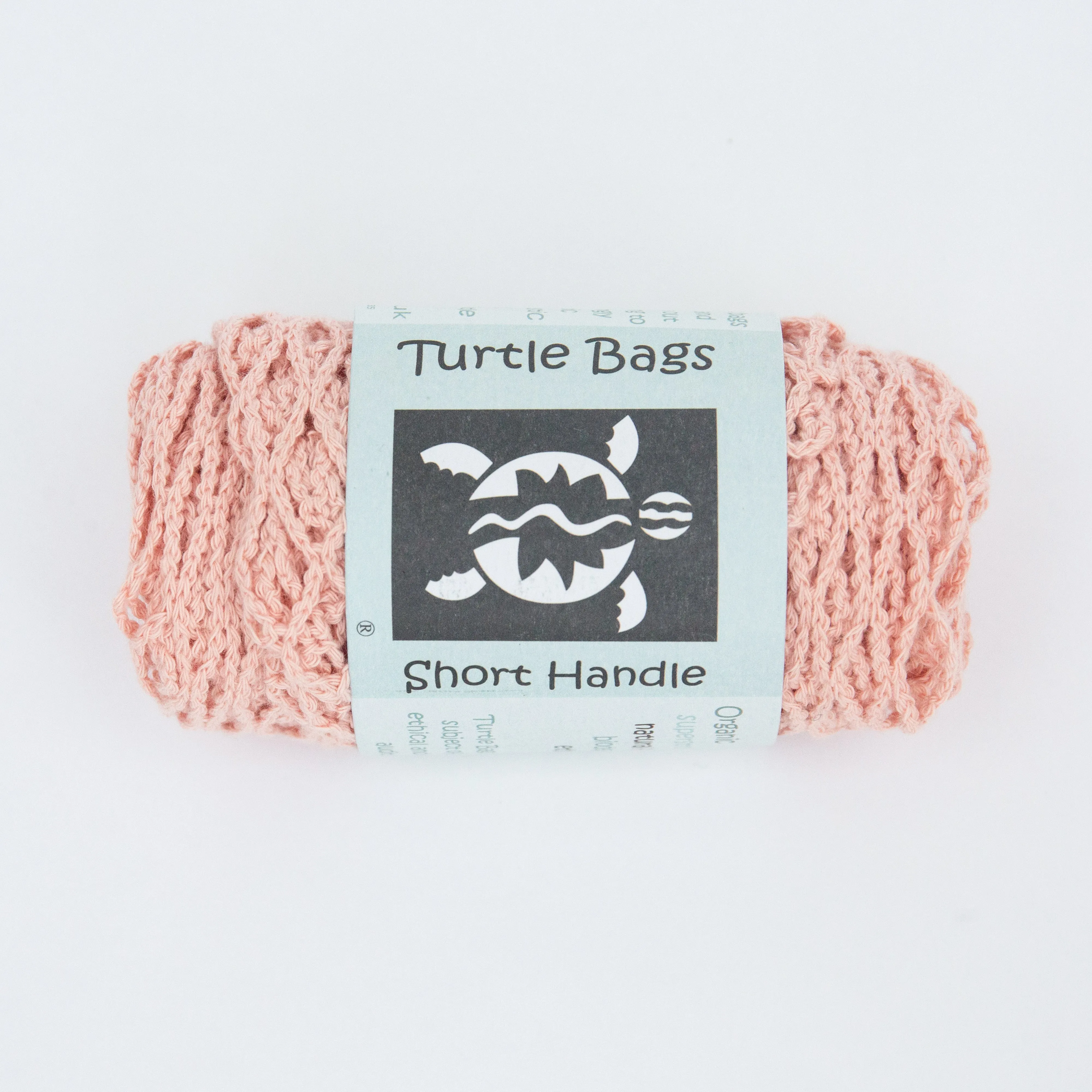Turtle Bags Short Handled String Bag - Blush