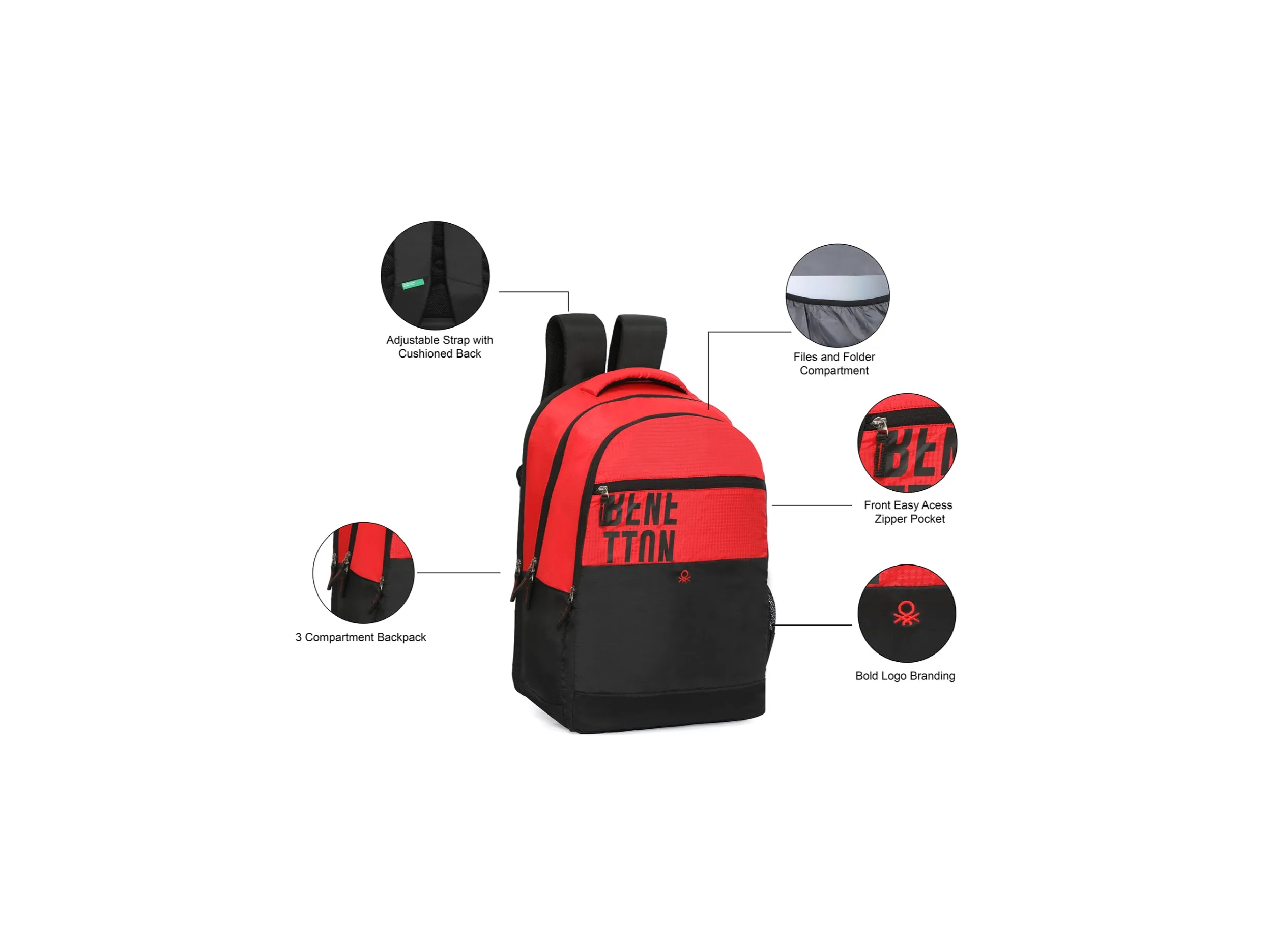 UCB PROVENCE NON LAPTOP BACKPACK