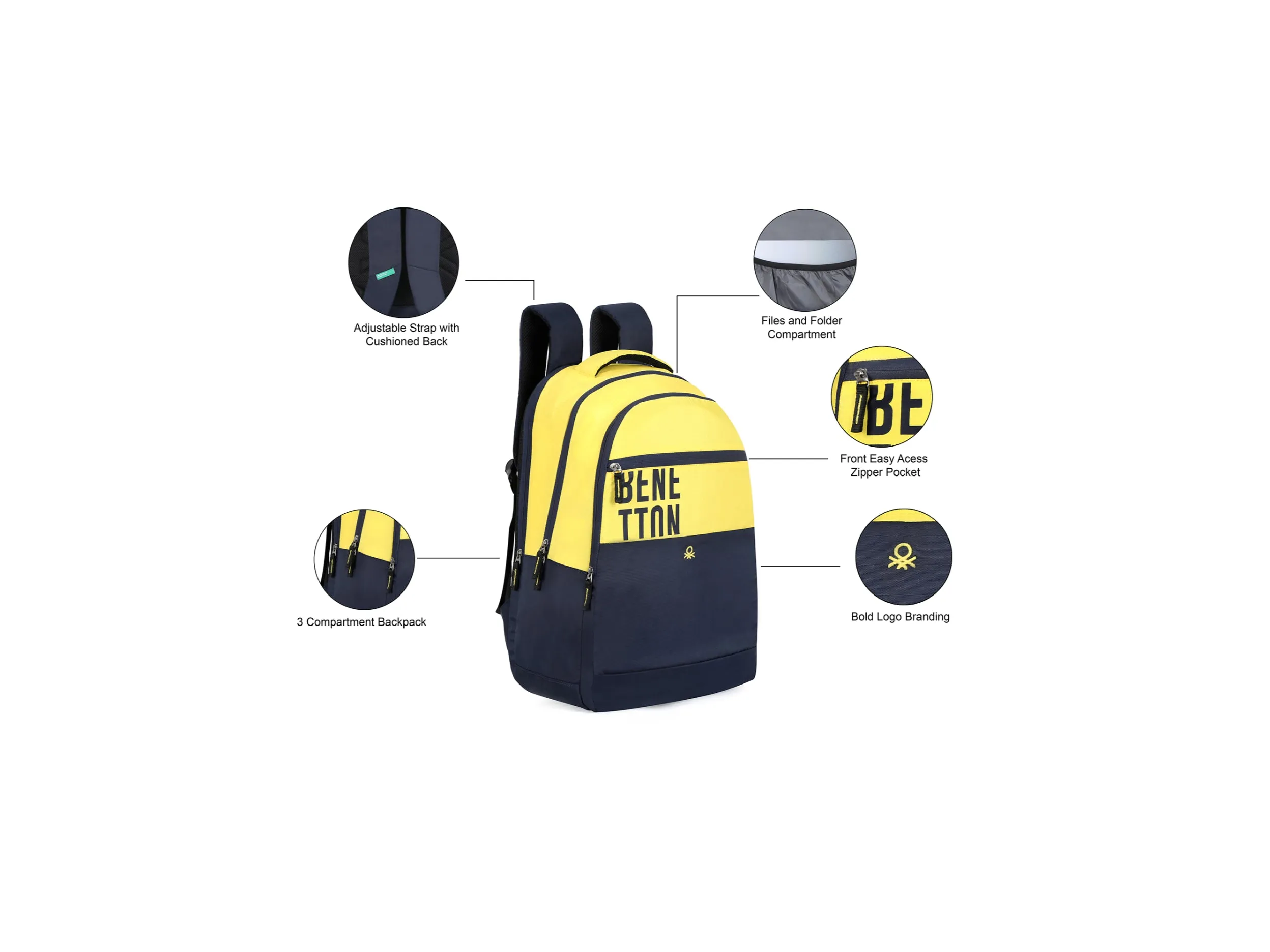 UCB PROVENCE NON LAPTOP BACKPACK