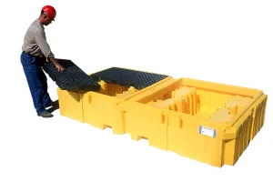 Ultra - IBC Spill Pallet Twin with Drain