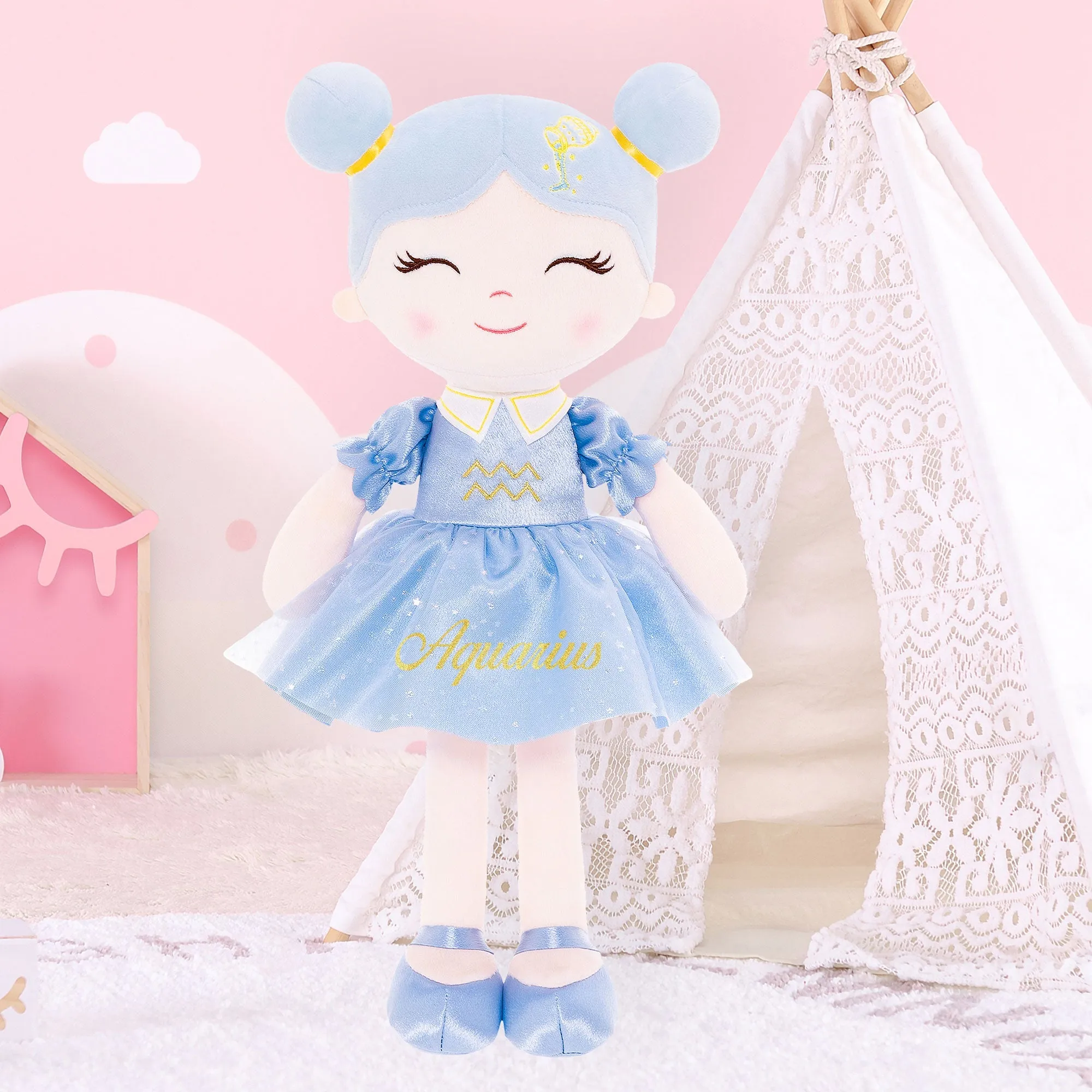 (US Only) Arteeksdoll 17-inch Constellation Zodiac Dolls Series - Aquarius